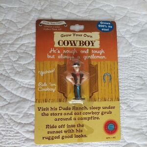 Grow a Cowboy Sheriff John Brown Expands 600% 2017 New In Package Old Stock